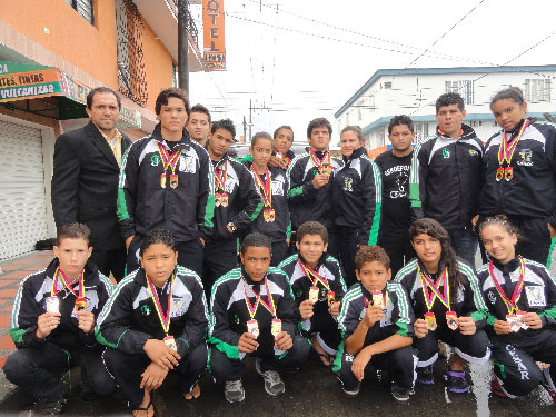 Yudocas del Cesar que ganaron medallas en el torneo nacional intercolegiado de Tuluá. 

