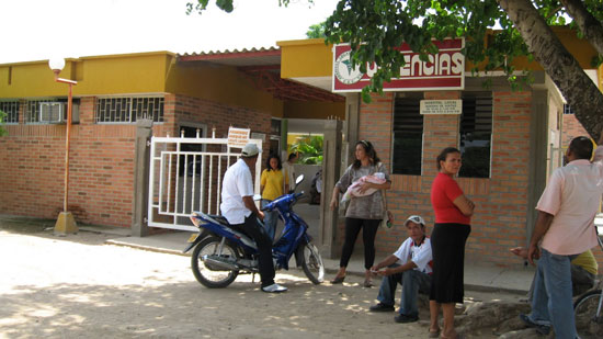 Hospital local de Aguachica donde funcionaba el Centro de Recuperación Nutricional en convenio con la secretaria de salud Departamental.