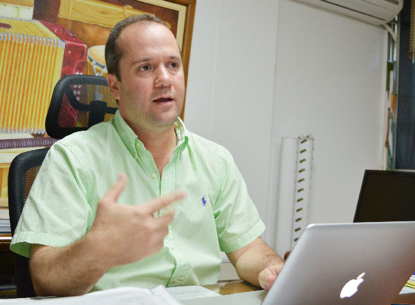 Federico Martínez Daza, exsecretario de Infraestructura del Cesar, uno de los investigados.   