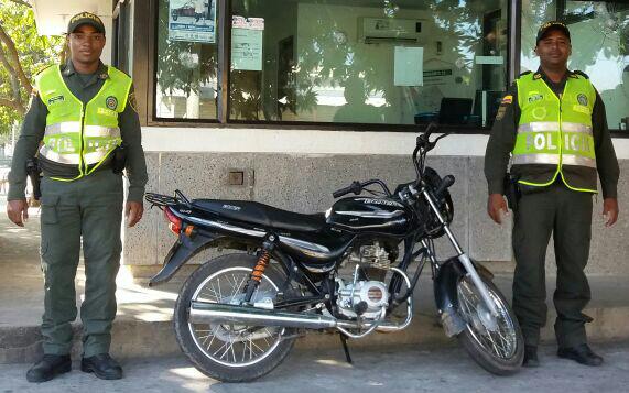 Policía recupera motocicleta hurtada a mano armada en Valledupar -  ElPilón.com.co (Registro) - Valledupar noticias - NewsLocker