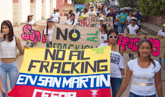 Una vez más los líderes sociales resaltan que el fracking conlleva un alto riesgo de afectación al agua. Foto: referencia