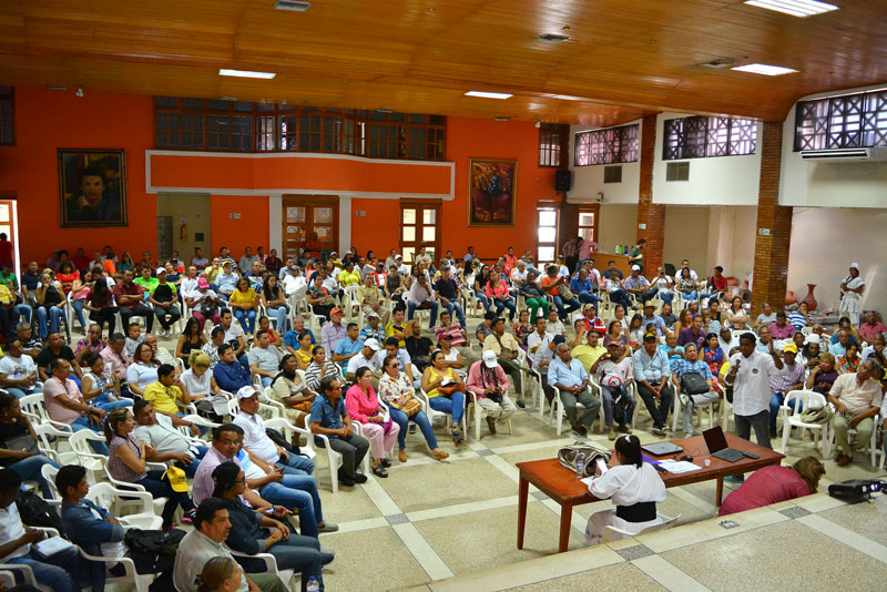 Los simpatizantes de Gustavo Petro se reunieron para definir el plan de trabajo para impulsar la campaña en el Cesar. Foto: Leonardo Alvarado 