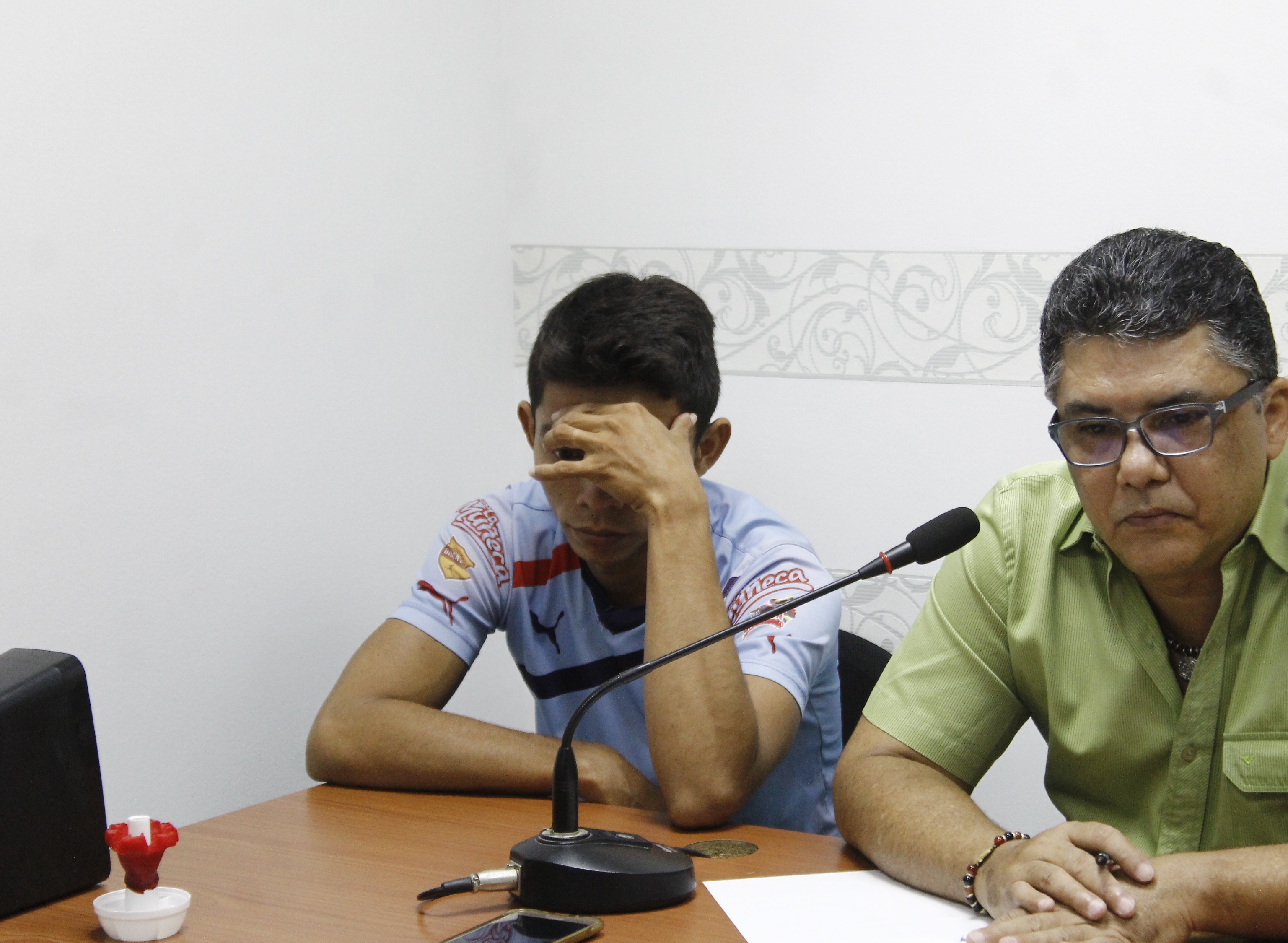José Gregorio García (izquierda) en audiencias preliminares. 

FOTO: JOAQUÍN RAMÍREZ. 