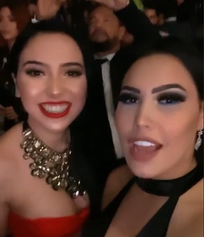 Aida Victoria Merlano y Ana del Castillo. 

Foto/Captura pantalla video. 