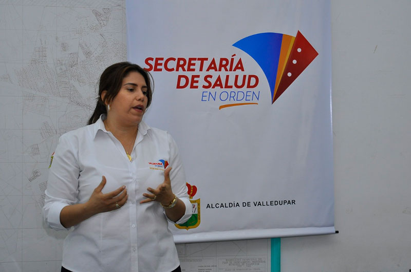 Lina de Armas Daza Secretaria de Salud municipal.