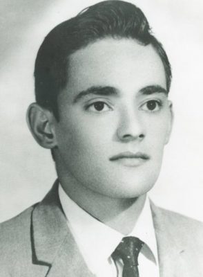 Horacio Serpa Uribe siendo un joven estudiante.