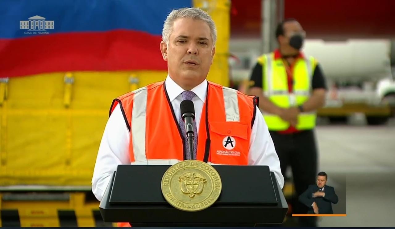 Iván Duque, presidente de Colombia. 

FOTO/PRESIDENCIA DE COLOMBIA.