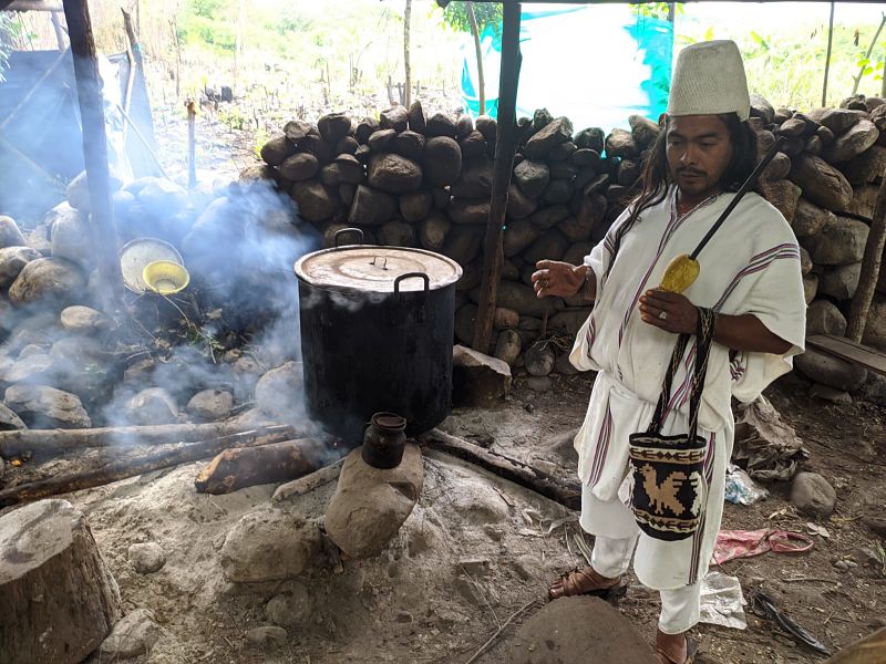 La medicina tradicional de los pueblos indígenas consta de baños, rezos y aseguranzas elaboradas por ellos mismos. 
FOTO: JOAQUÍN RAMÍREZ.