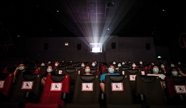 Los cines funcionan con un aforo del 50 % desde junio pasado. 
FOTO: CORTESÍA.
