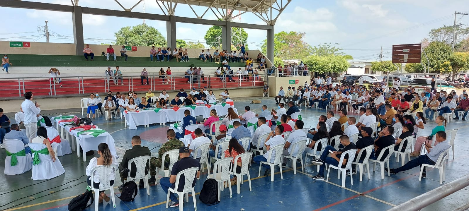 La Asamblea del Cesar sesionó desde el municipio de Pailitas.                                                                                 / FOTO: CORTESÍA. 
