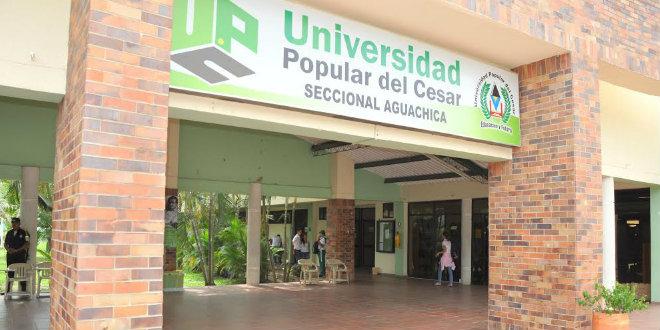 Universidad Popular del Cesar sede Aguachica.   / FOTO: CORTESÍA. 
