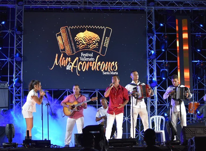 Santa Marta realizará de manera presencial el Festival Vallenato Mar de Acordeones.
 FOTO CORTESÍA