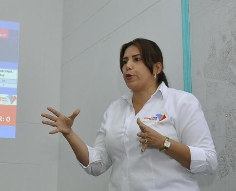 Lina de Armas, exsecretaria de Salud de Valledupar.    /FOTO: JOAQUÍN RAMÍREZ. 