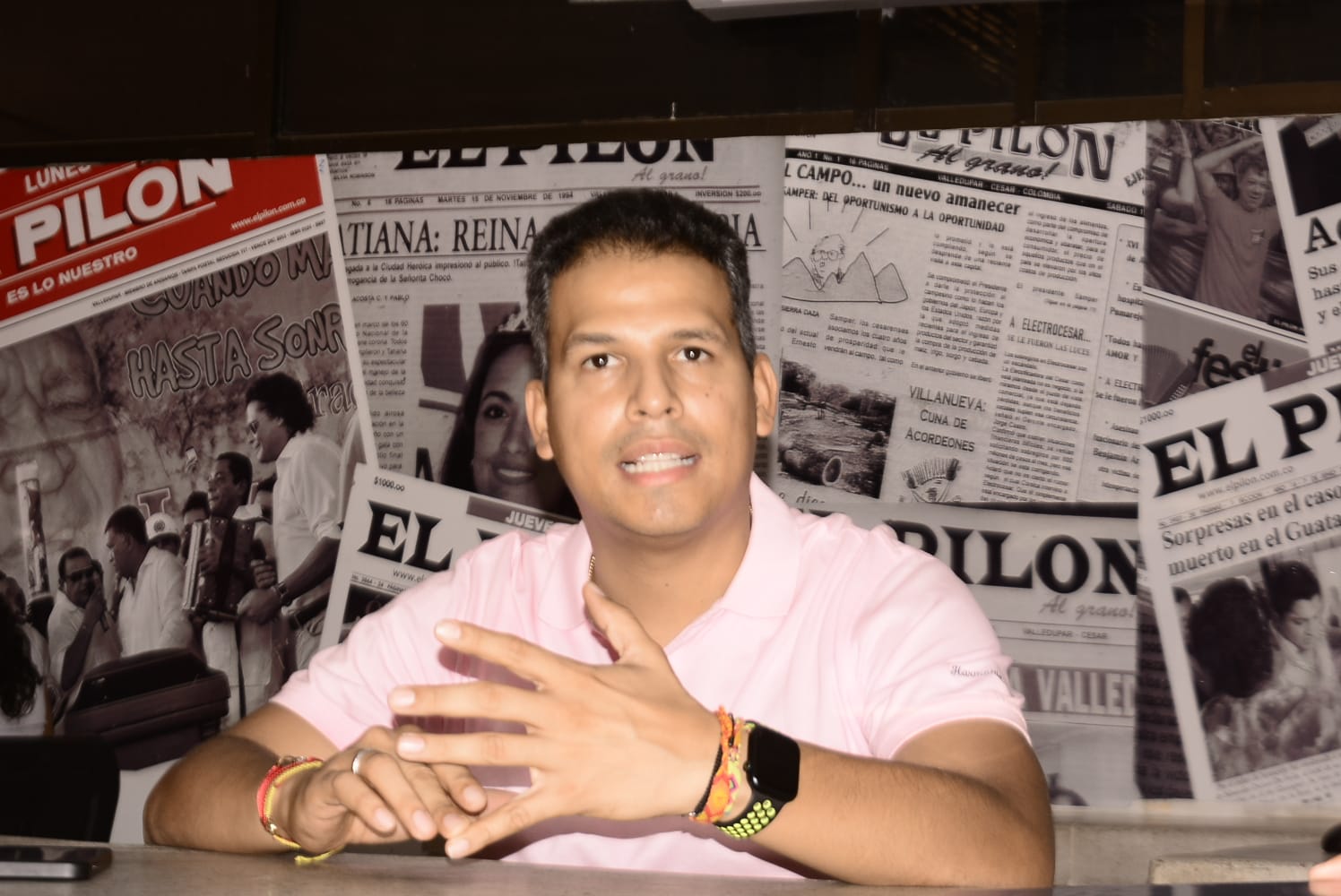 Luis Fernando Quintero, concejal de Valledupar.  / FOTO: JOAQUÍN RAMÍREZ. 

