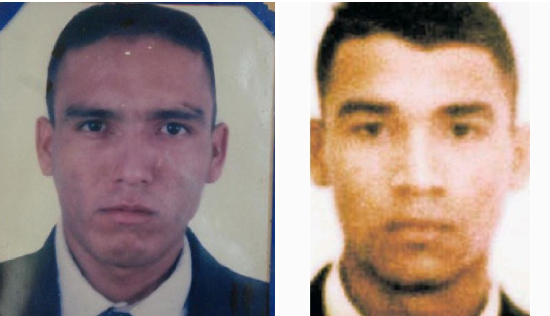 Roberto Henry Taguer y Cristian Camilo Santiago, víctimas.