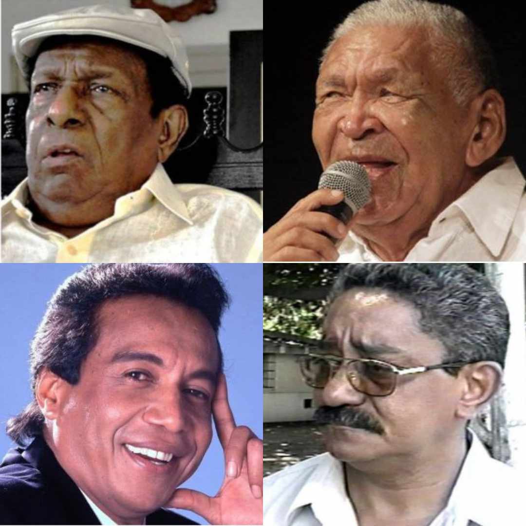 Calixto Ochoa, Leandro Díaz, Diomedes Díaz y Hernando Marín. 