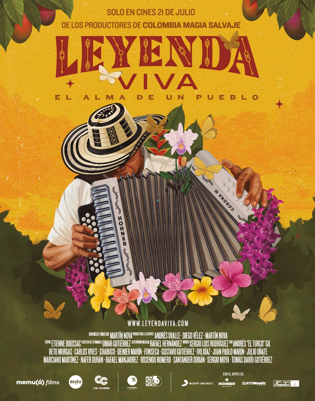CON ESTE AFICHE es promocionada la película ‘Leyenda Viva’, que llegará a la pantalla grande desde el 21 de julio. / FOTO: CORTESÍA. 
