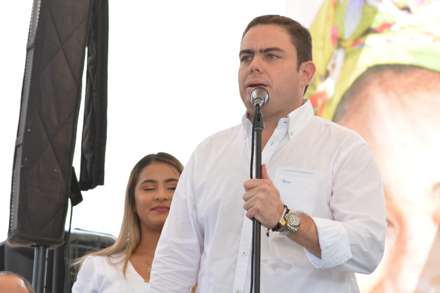 Gobernador del Cesar Andrés Meza. / FOTO: JOAQUÍN RAMIREZ. 