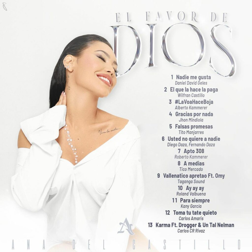 Ana del Castillo presentó carátula y canciones de su primer álbum