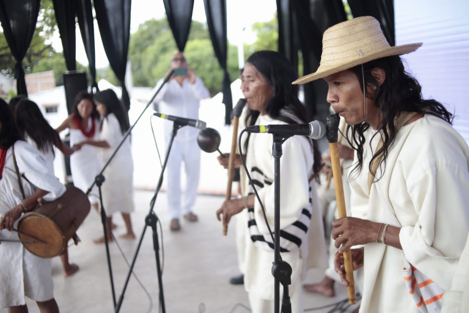 El evento reunió a los pueblos arhuaco, inga, kankuamo, wiwa, zenú, chimilia, kogui, yukpa, wayúu y a la comunidad afro./ FOTO: CORTESÍA.