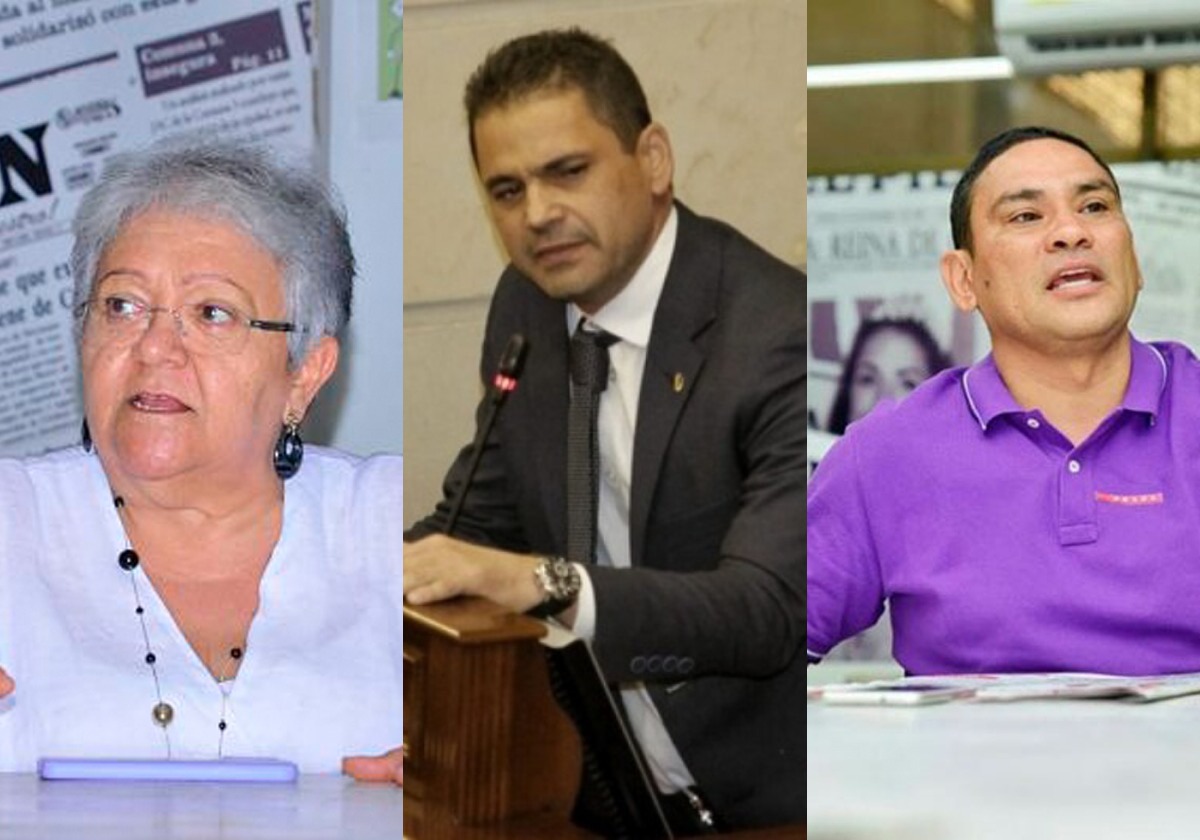  Imelda Daza, Ape Cuello y Didier Lobo intervinieron en el debate de este miércoles.                                                                                    /FOTO: CORTESÍA. 
