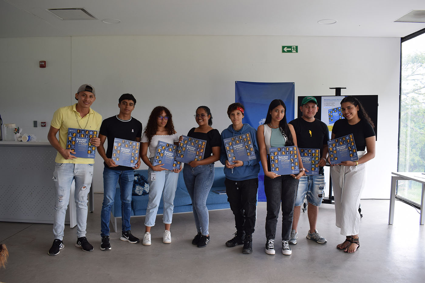 ‘RETRATOS Y VOCES DEL CESAR’ fue escrito por un grupo de 28 estudiantes de la Universidad Nacional de Colombia (UNAL) Sede de La Paz./ FOTO: CORTESÍA.
