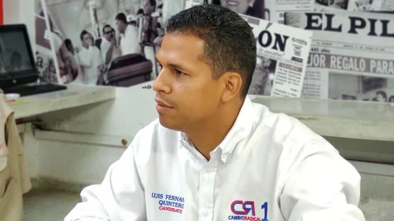 Luis Fernando Quintero, concejal. 