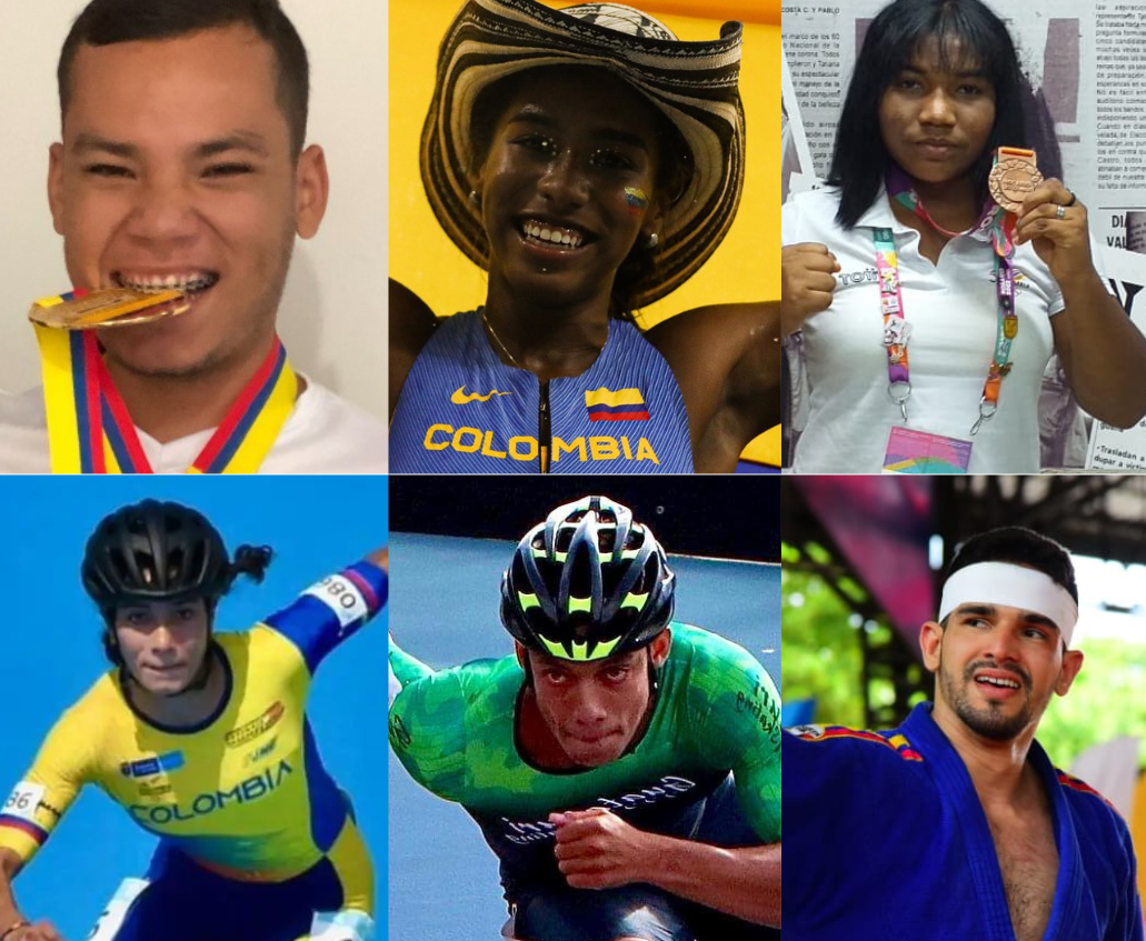 Entre estos seis deportistas quedará el premio Deportista del Año 2022 en el Cesar.