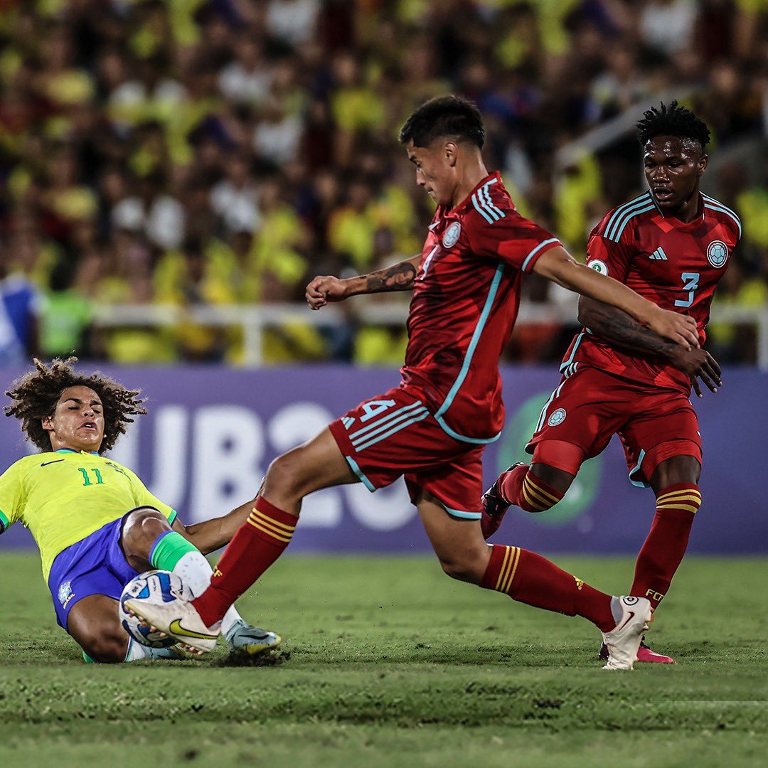 El empate ante Brasil no sirvió a la Selección Colombia Sub-20 para acceder al hexagonal final. Hoy define su suerte ante Argentina. / FOTO: FCF.