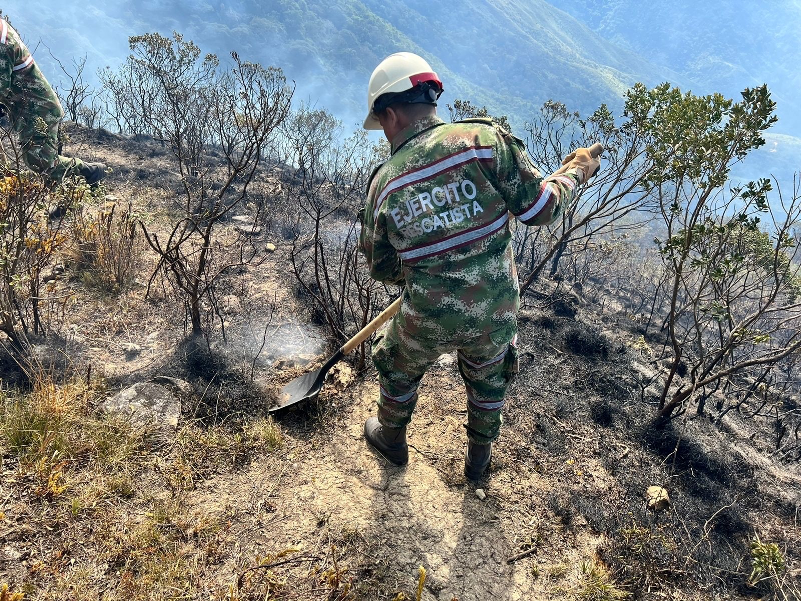 Ad portas de culminar el primer mes del año, en la Serranía del Perijá y en la Sierra Nevada de Santa Marta ya se registran los primeros incendios. FOTO: CORTESÍA.