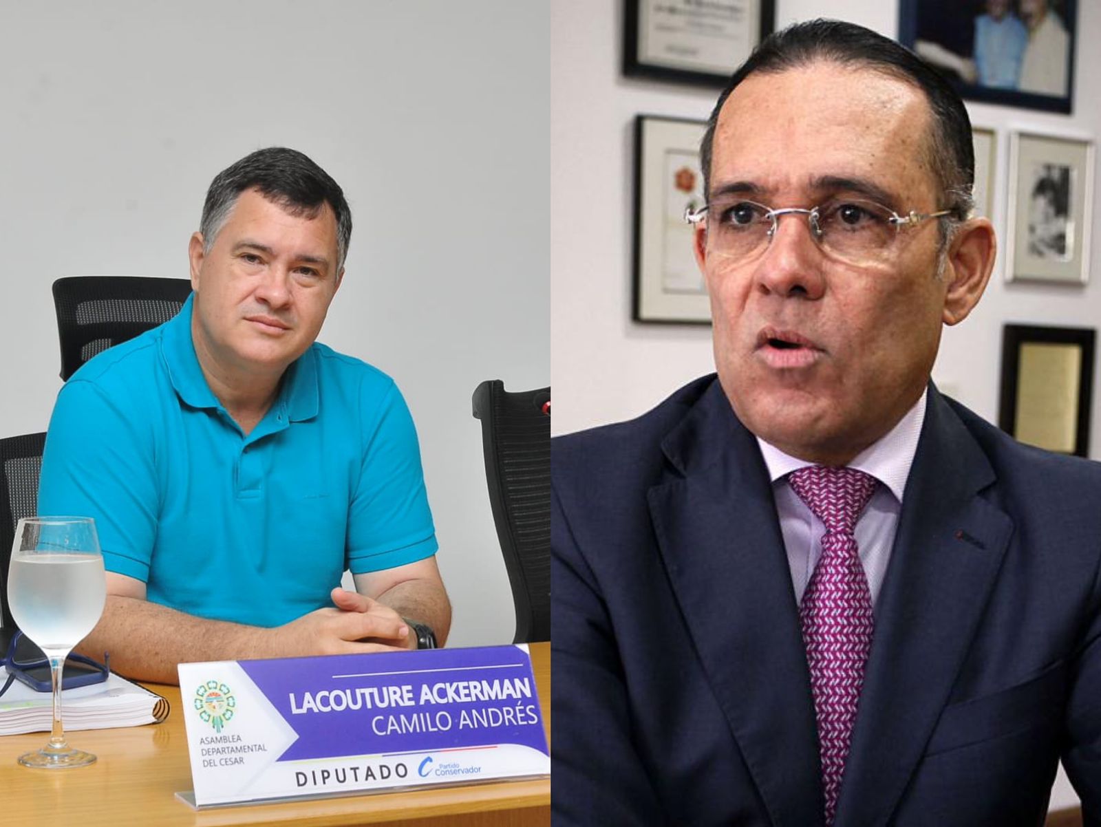 Lacouture apoyó a Cepeda en las elecciones al Congreso. Este viernes se reunirán en Barranquilla.   /FOTO: JOAQUÍN RAMÍREZ Y CORTESÍA. 