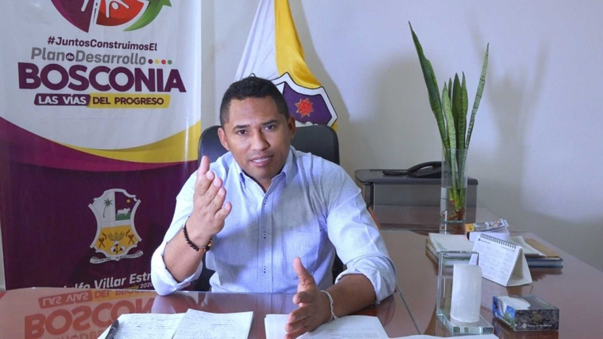 Edulfo Villar, alcalde de Bosconia.