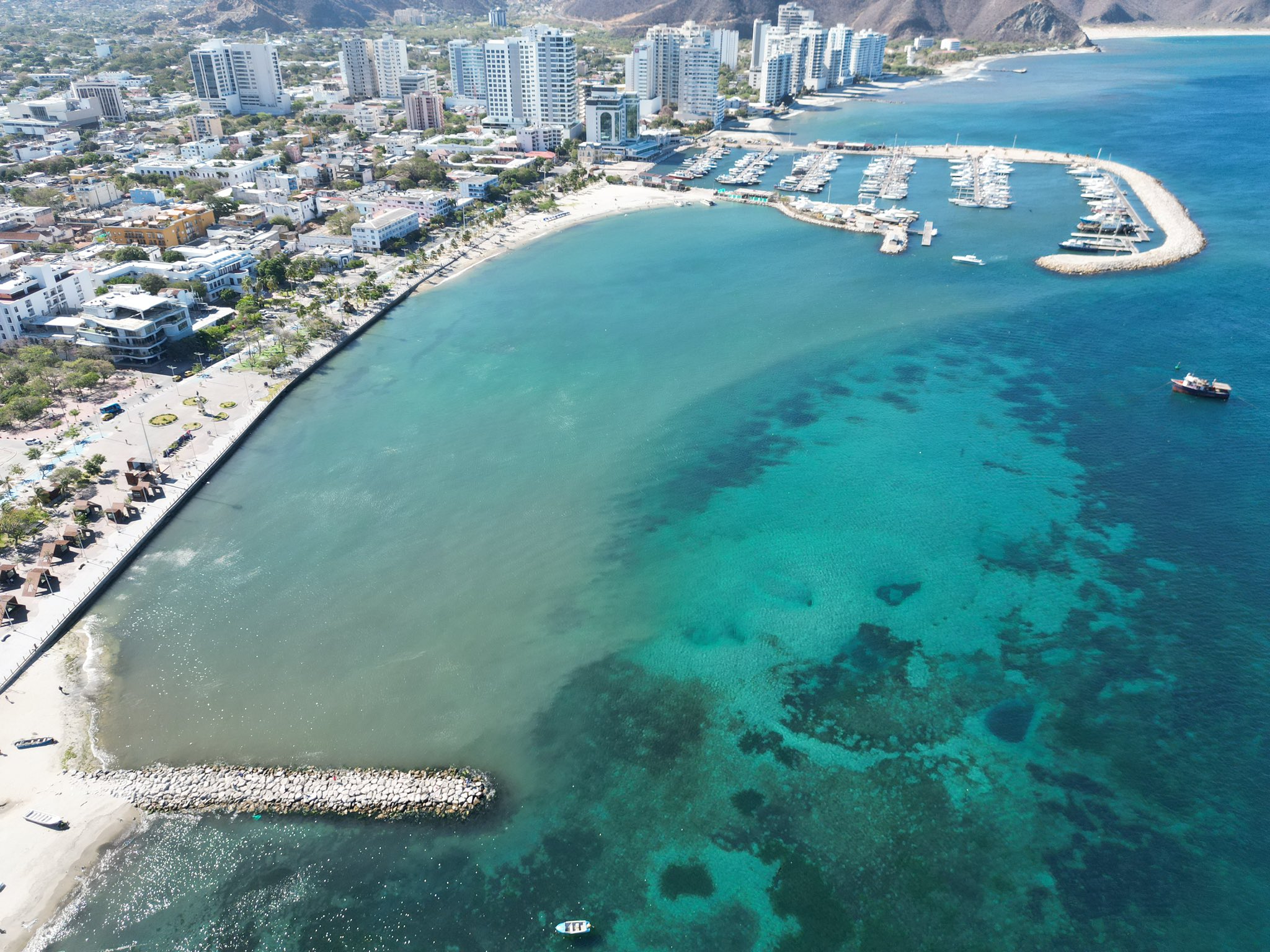 The Bay Of Santa Marta Would Be Contaminated By Wastewater Breaking 