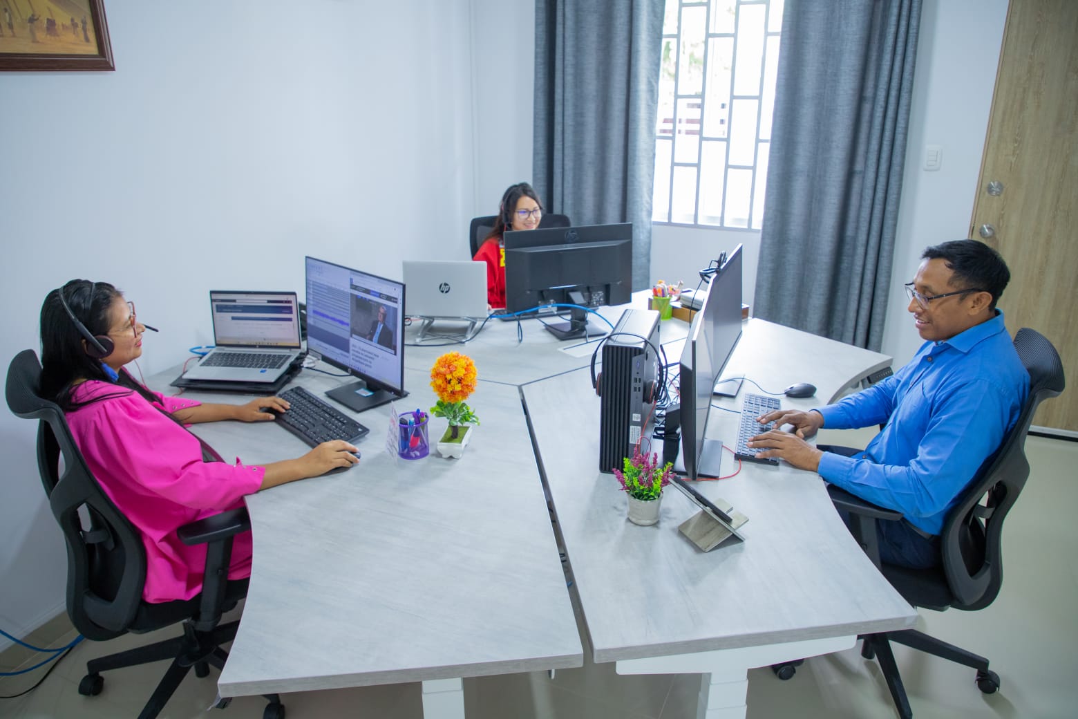 Las oficinas donde desarrollan el proceso están ubicadas en Riohacha, La Guajira.                                                                                         /FOTO: CORTESÍA. 