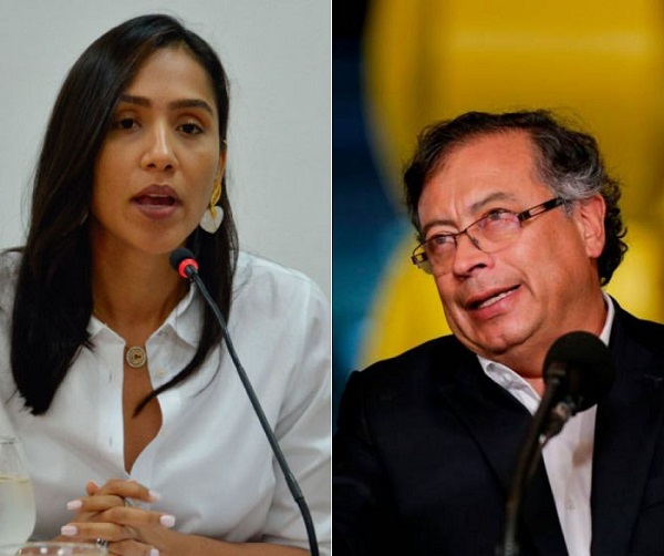 Claudia Margarita Zuleta le pide garantías al presidente Gustavo Petro para ejercer su candidatura a la Gobernación del Cesar. 

FOTO: CORTESÍA. 
