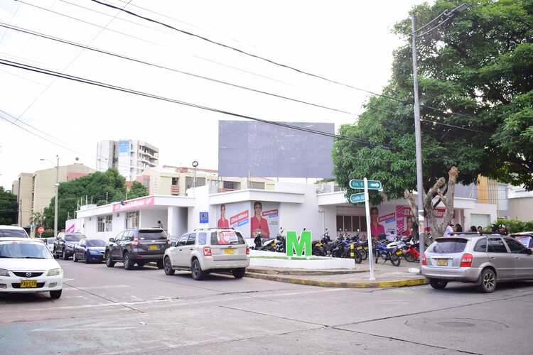  Sede de la candidata a la Gobernación del Cesar Elvia Milena Sanjuán, ubicada en la carrera 9 con calle 9D de Valledupar.                                               /FOTO:  JOAQUÍN RAMÍREZ. 

