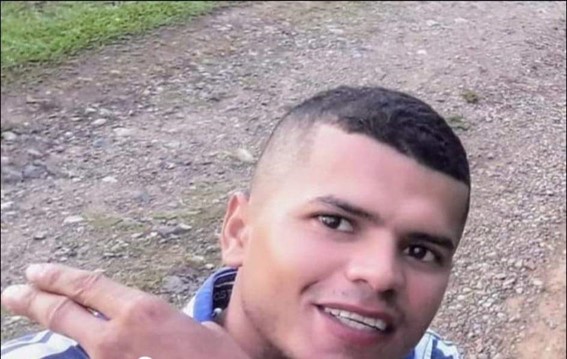 Como Fabián Andrés Mota Zambrano de 22 años, fue identificado el joven asesinado en Aguachica. Foto: Redes Sociales 
