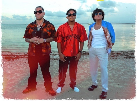 Ryan Castro, Luister y Silvestre Dangond en la grabación del video del remix Espacio. 

FOTO: TOMADA DE INSTAGRAM.