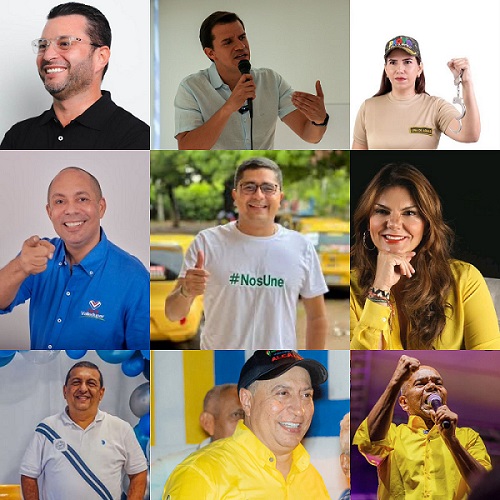 Estos son los 9 candidatos a la Alcaldía de Valledupar. 

FOTO: ARCHIVO PARTICULAR. 