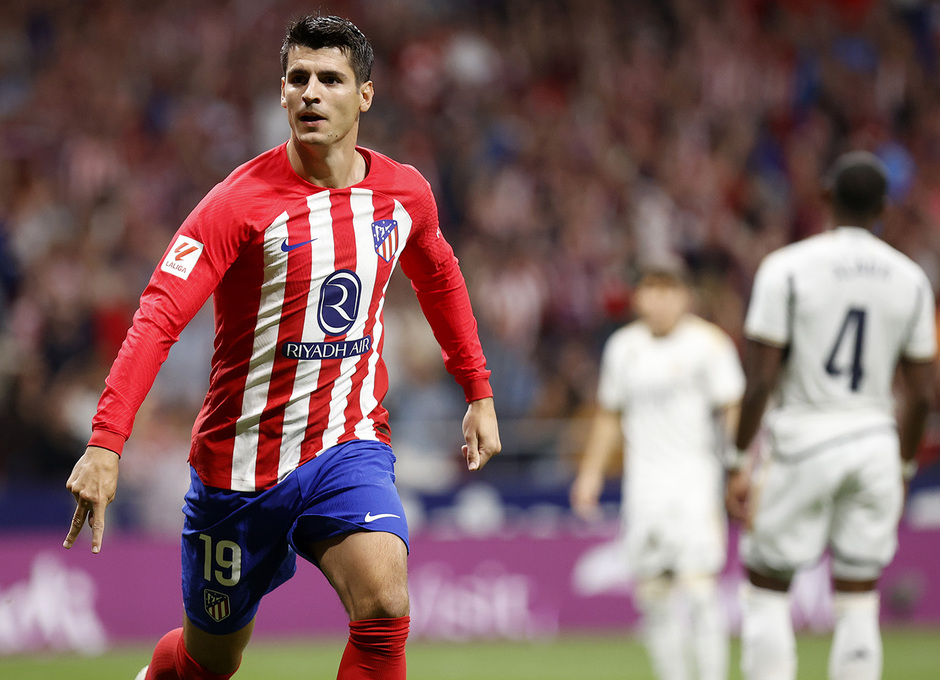 Atlético - Real Madrid, fútbol en directo  Un doblete de Morata da el  derbi a los rojiblancos