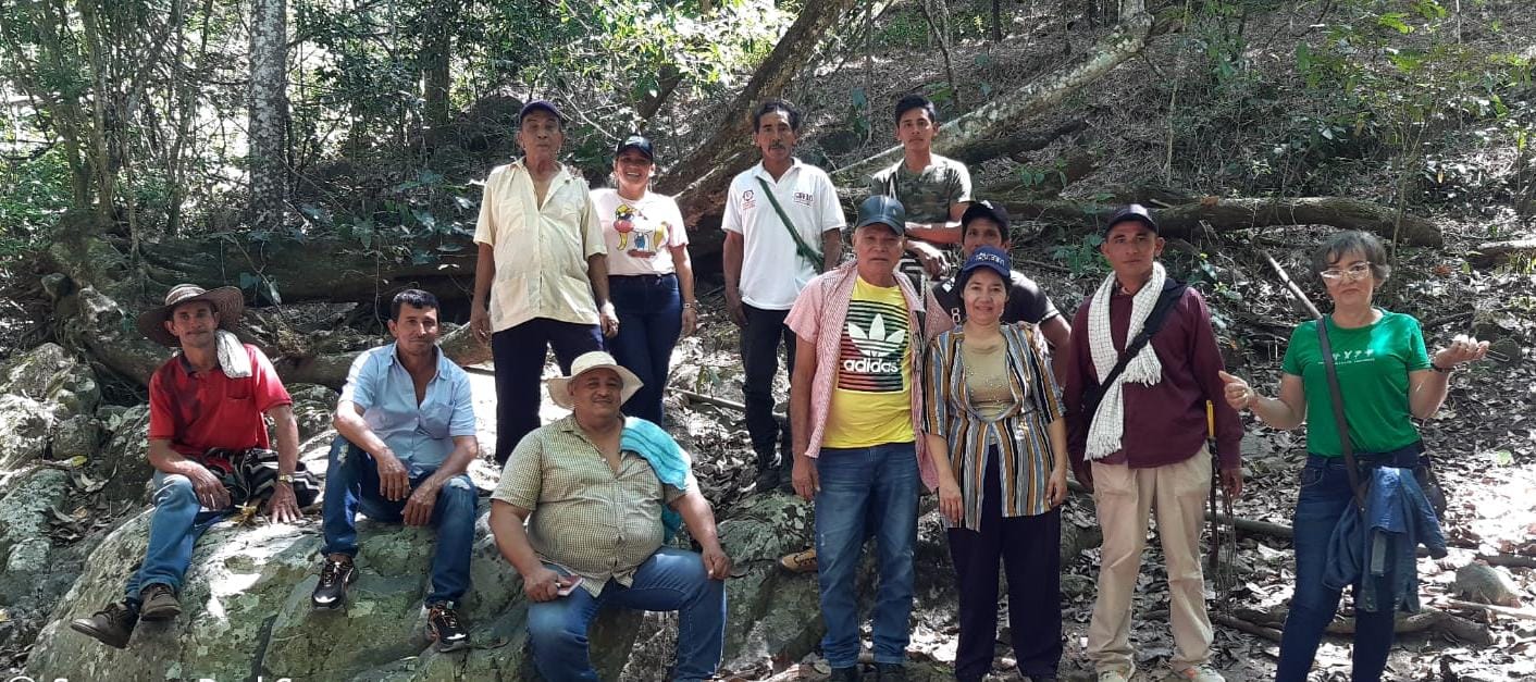 Son 103 familias las que  marcharán en busca de recuperar sus tierras ubicadas en el corregimiento Minas de Iracal. /Foto: CORTESIA 
