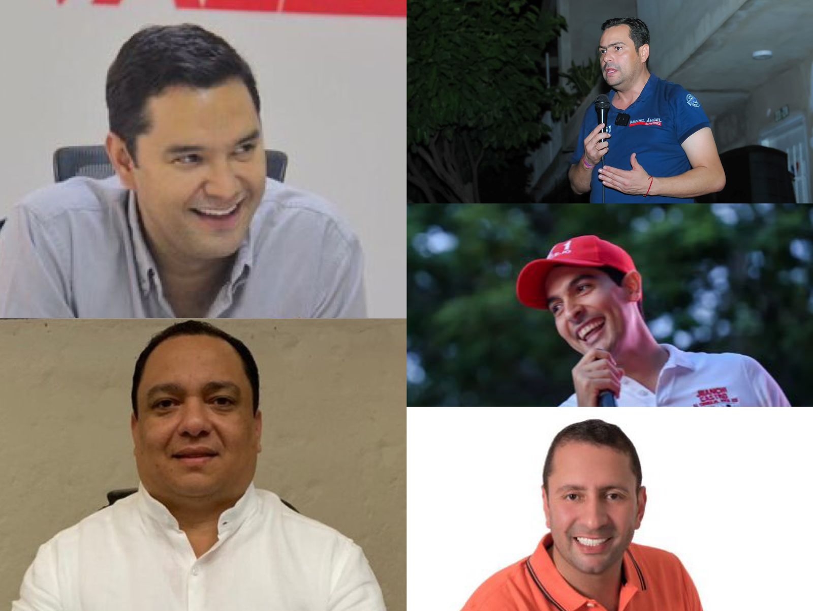 Mello Castro, Manuel Gutiérrez, Miguel Ángel Gutiérrez, Fabio Mendoza, Juanchi Castro.