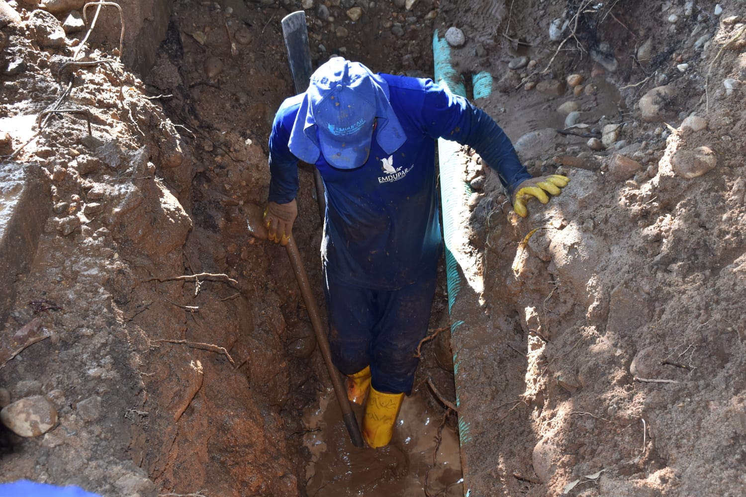 All of Valledupar was without water for several hours.  What happened?